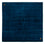 Gabbeh Teppich - Indus quadratisch - 261 x 246 cm - dunkelblau