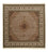 Orientteppich - Täbriz quadratisch - 203 x 201 cm - dunkelbeige
