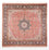 Seidenteppich - Ghom Seide - Premium quadratisch - 247 x 247 cm - hellrot