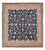 Perserteppich - Classic quadratisch - 199 x 183 cm - dunkelblau