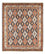 Perserteppich - Nomadic quadratisch - 214 x 183 cm - mehrfarbig