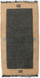 Nepal Teppich 140 x 70 cm - grau