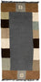 Nepal Teppich 140 x 70 cm - grau
