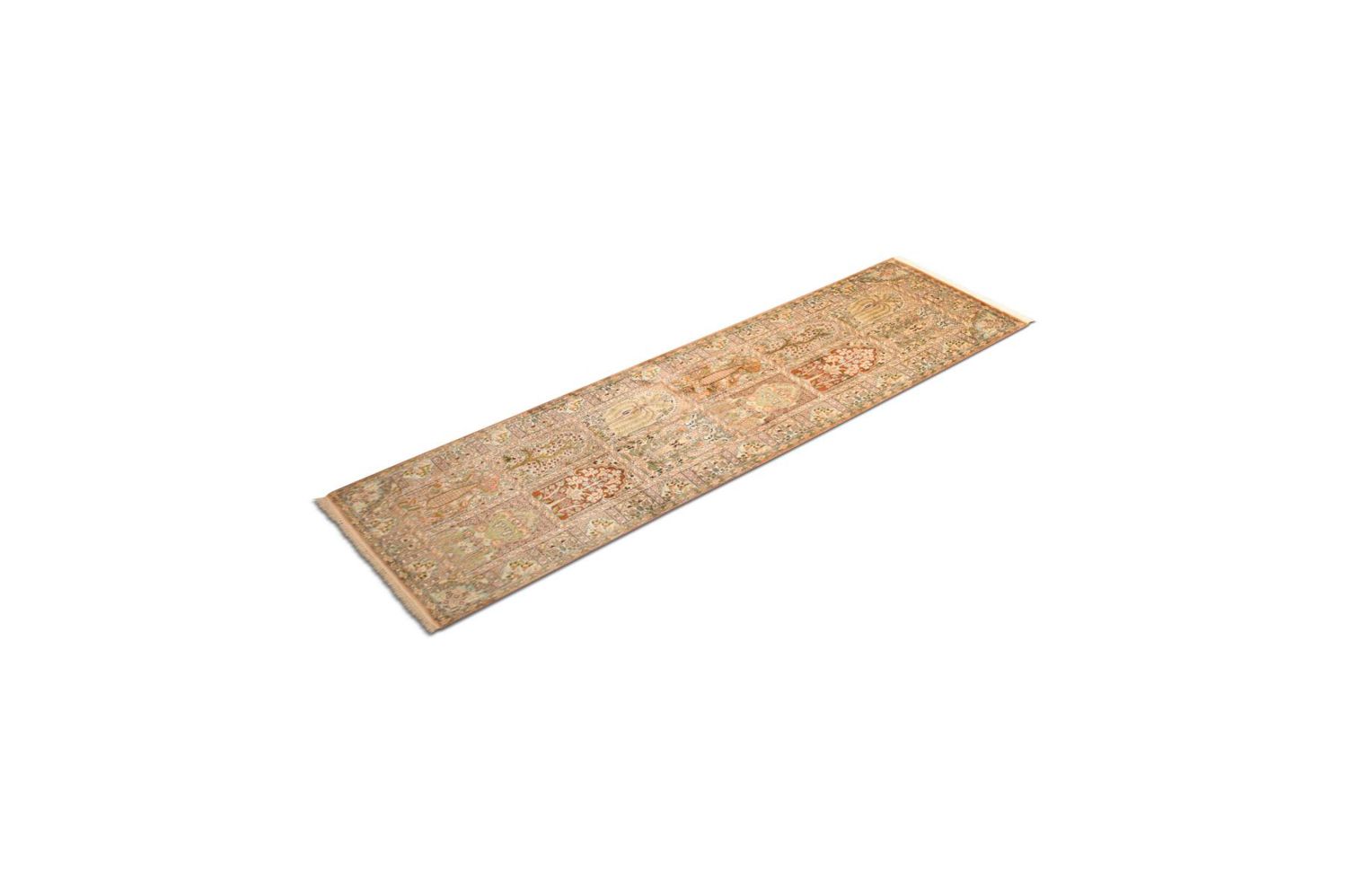 Seidenteppich - Kaschmir Seide 270 x 75 cm Teppich Läufer
