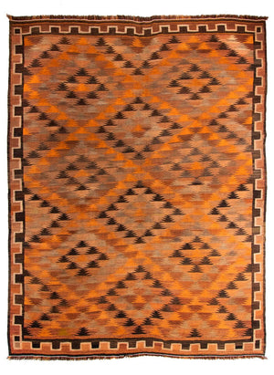 Kelim Teppich - Old 360 x 275 cm - mehrfarbig