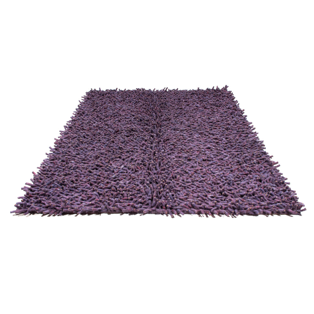 Hochflor Teppich - 240 x 170 cm - lila