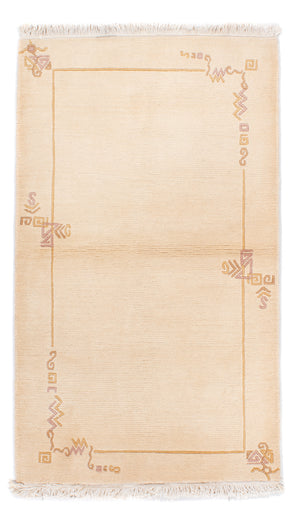 Nepal Teppich - Royal - 159 x 91 cm - beige