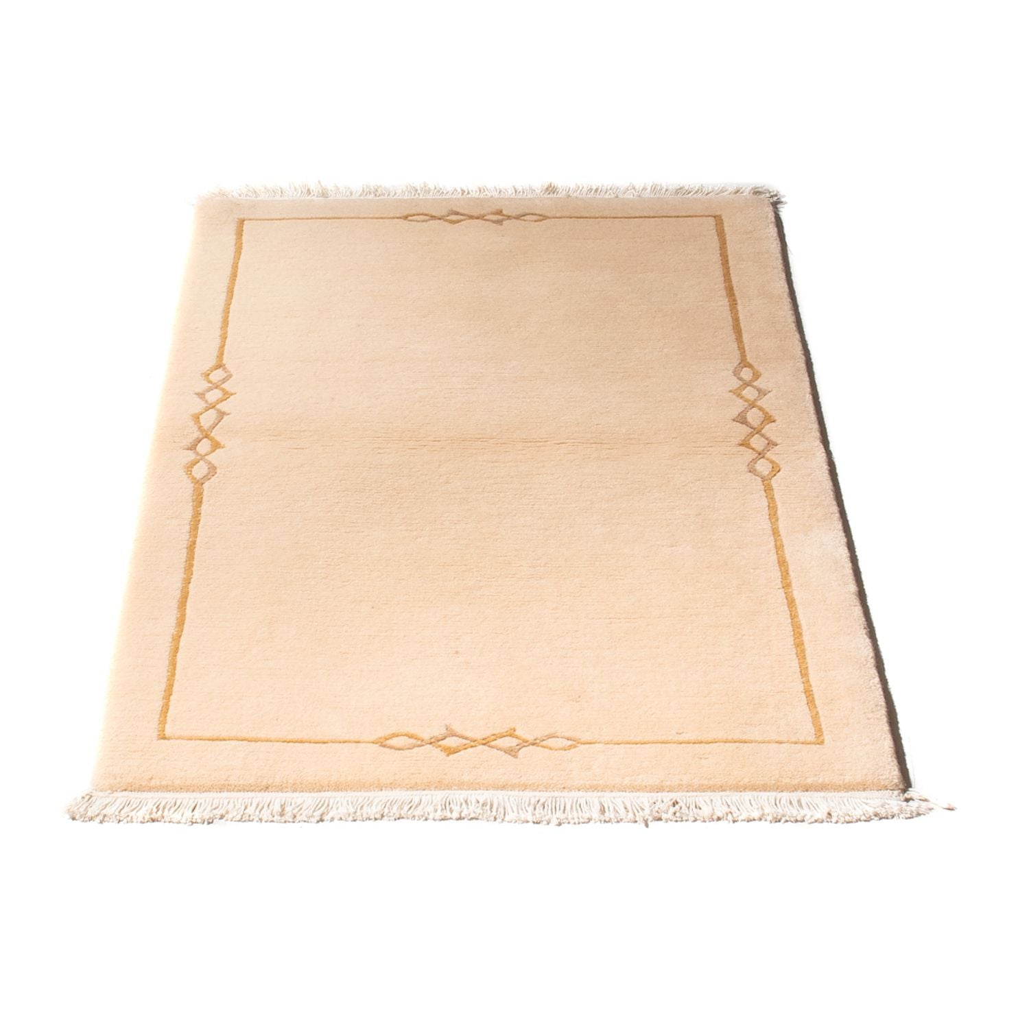 Nepal Teppich - Royal - 137 x 73 cm - beige