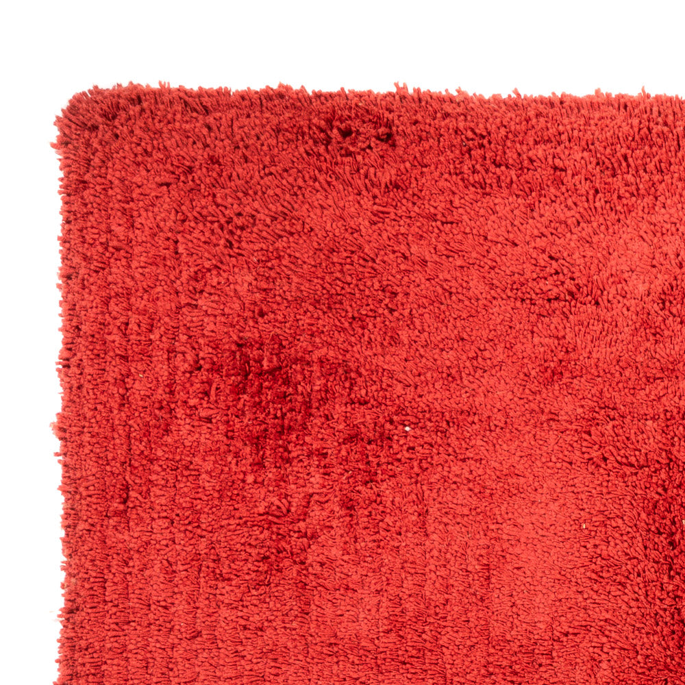Hochflor Teppich - 240 x 170 cm - rot