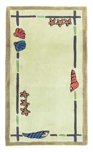 Moderner Teppich - 140 x 70 cm - beige