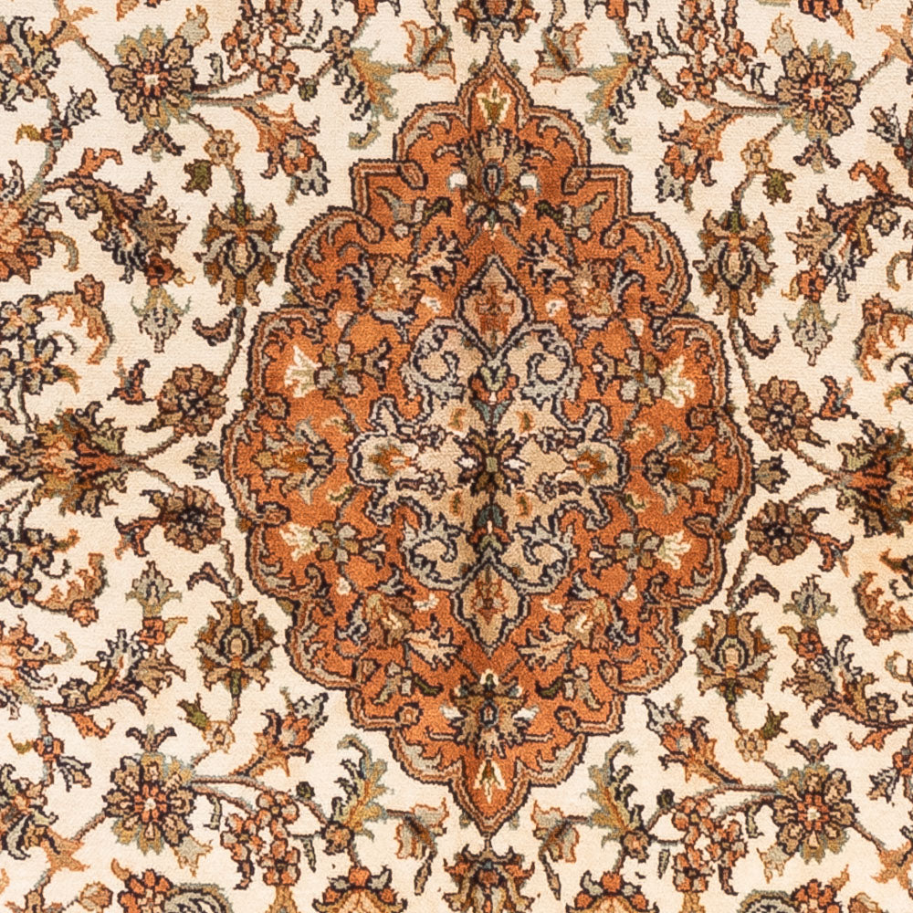 Seidenteppich - Kaschmir Seide - 168 x 95 cm - beige