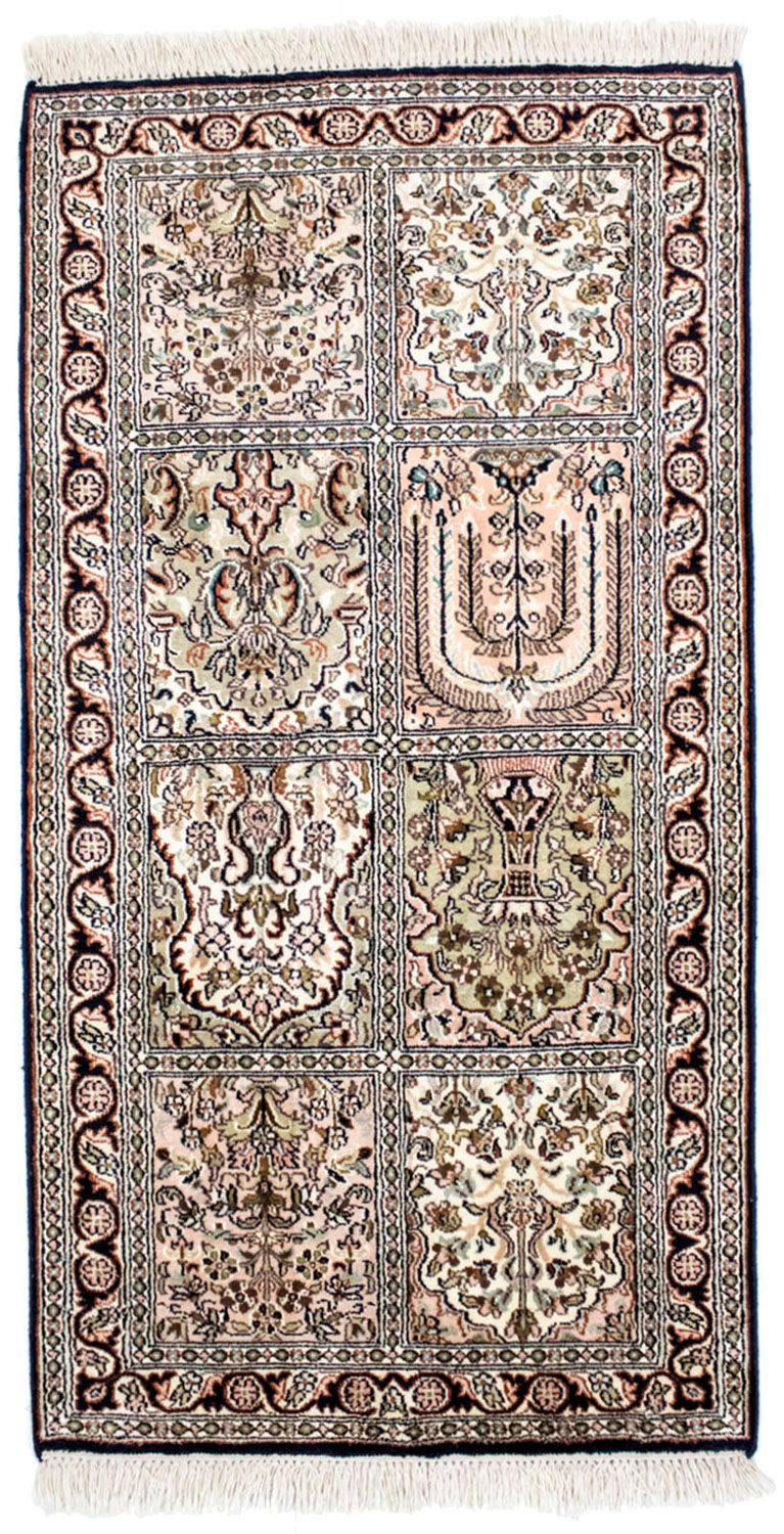 Seidenteppich - Kaschmir Seide 124 x 65 cm Teppichbrücke