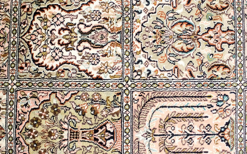 Seidenteppich - Kaschmir Seide 124 x 65 cm Teppichbrücke