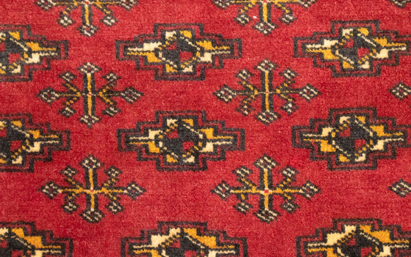 Turkaman Teppich 100 x 50 cm - rot