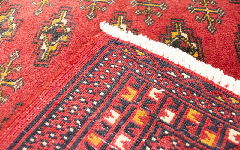 Turkaman Teppich 100 x 50 cm - rot