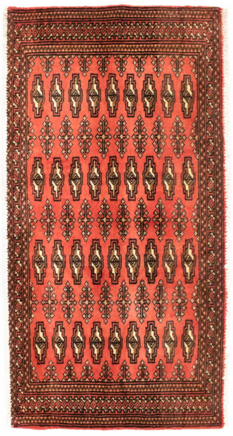 Turkaman Teppich 100 x 50 cm - rost