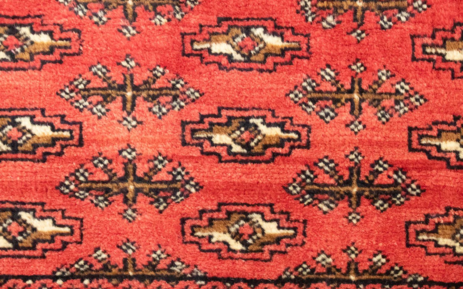 Turkaman Teppich 100 x 50 cm - rot