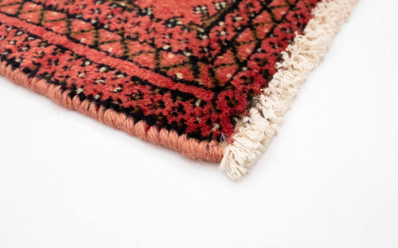 Turkaman Teppich 100 x 50 cm - rot