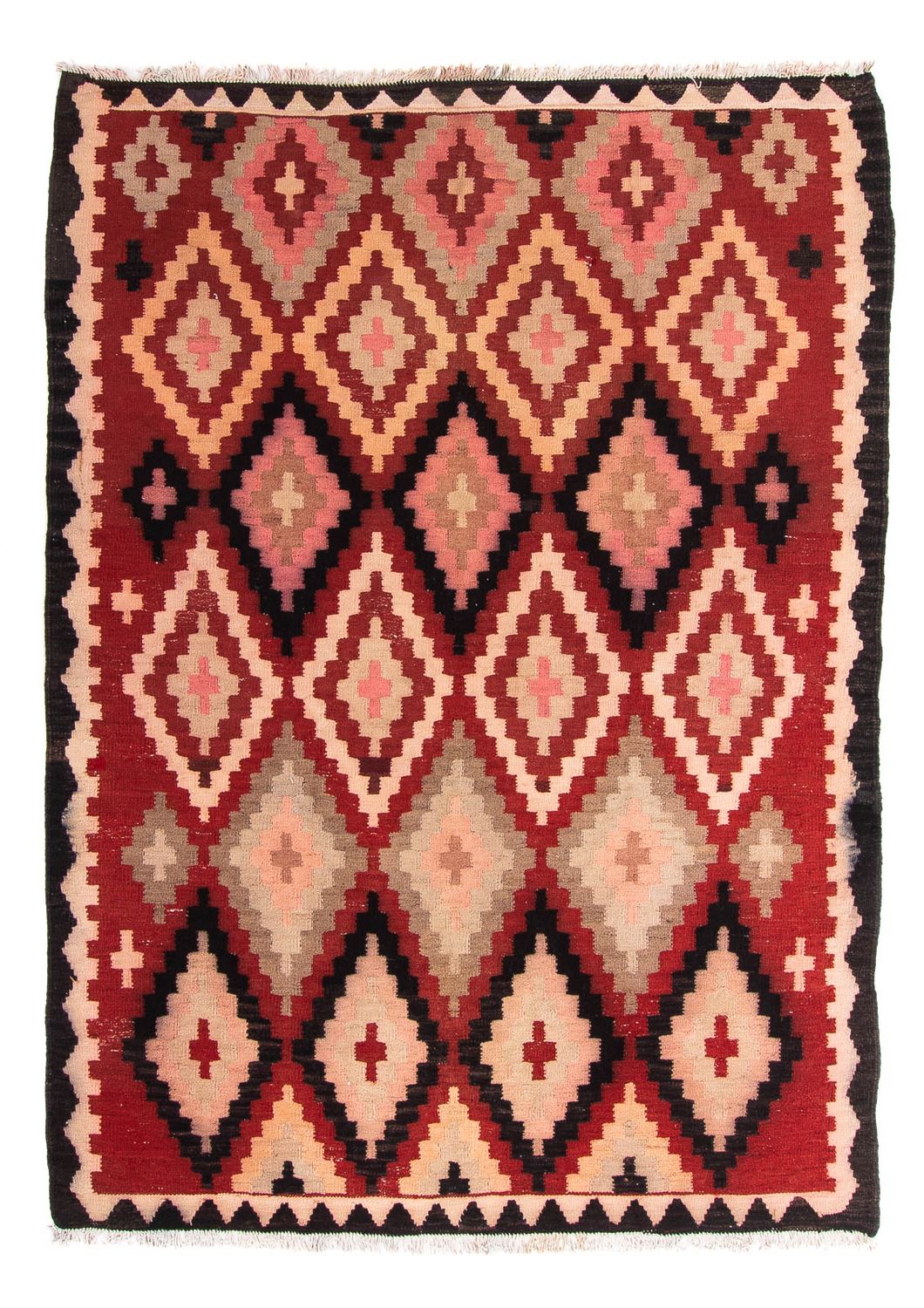 Kelim Teppich - Old 220 x 160 cm - mehrfarbig