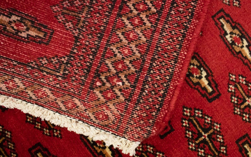 Turkaman Teppich 130 x 60 cm - rot