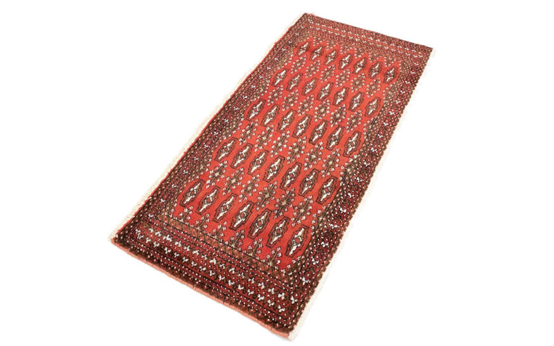 Turkaman Teppich 130 x 60 cm - rot