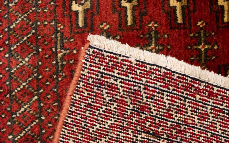 Turkaman Teppich 130 x 60 cm - rot