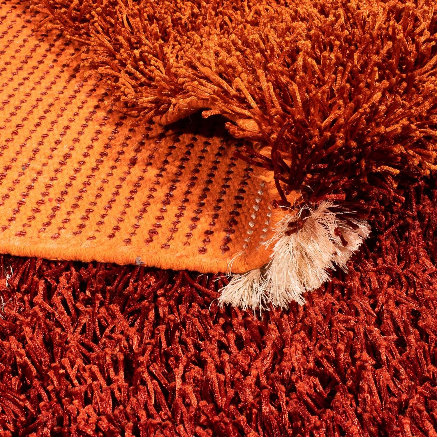 Hochflor Teppich 316 x 220 cm Teppich Wohnzimmer