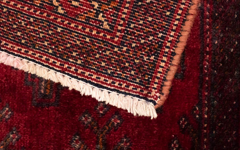 Turkaman Teppich 130 x 60 cm - rot