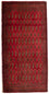 Turkaman Teppich 130 x 60 cm - rot