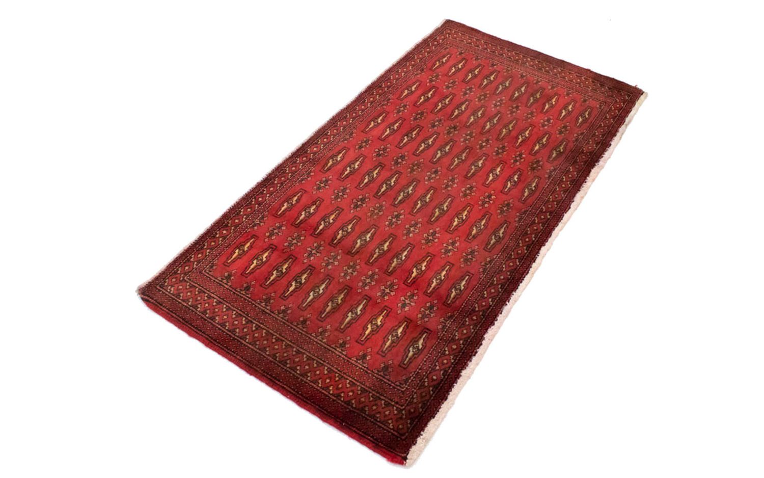 Turkaman Teppich 130 x 60 cm - rot
