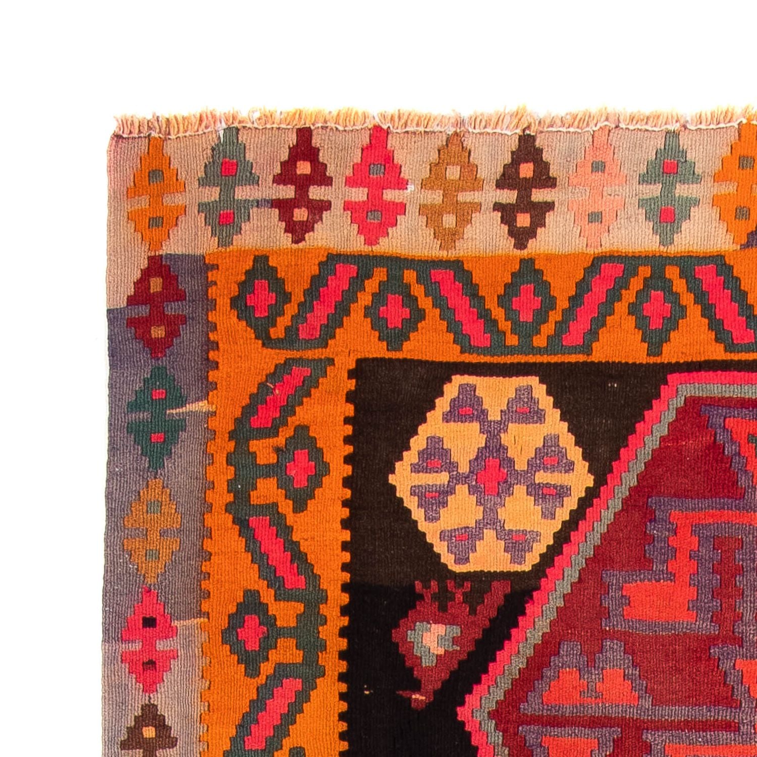 Kelim Teppich - Old 330 x 155 cm - mehrfarbig