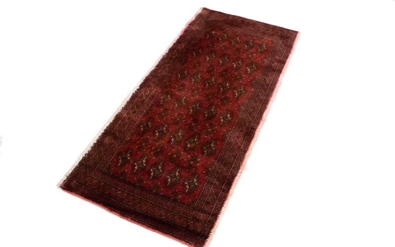 Turkaman Teppich 130 x 60 cm - rot