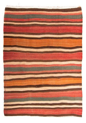 Kelim Teppich - Old 215 x 170 cm - mehrfarbig
