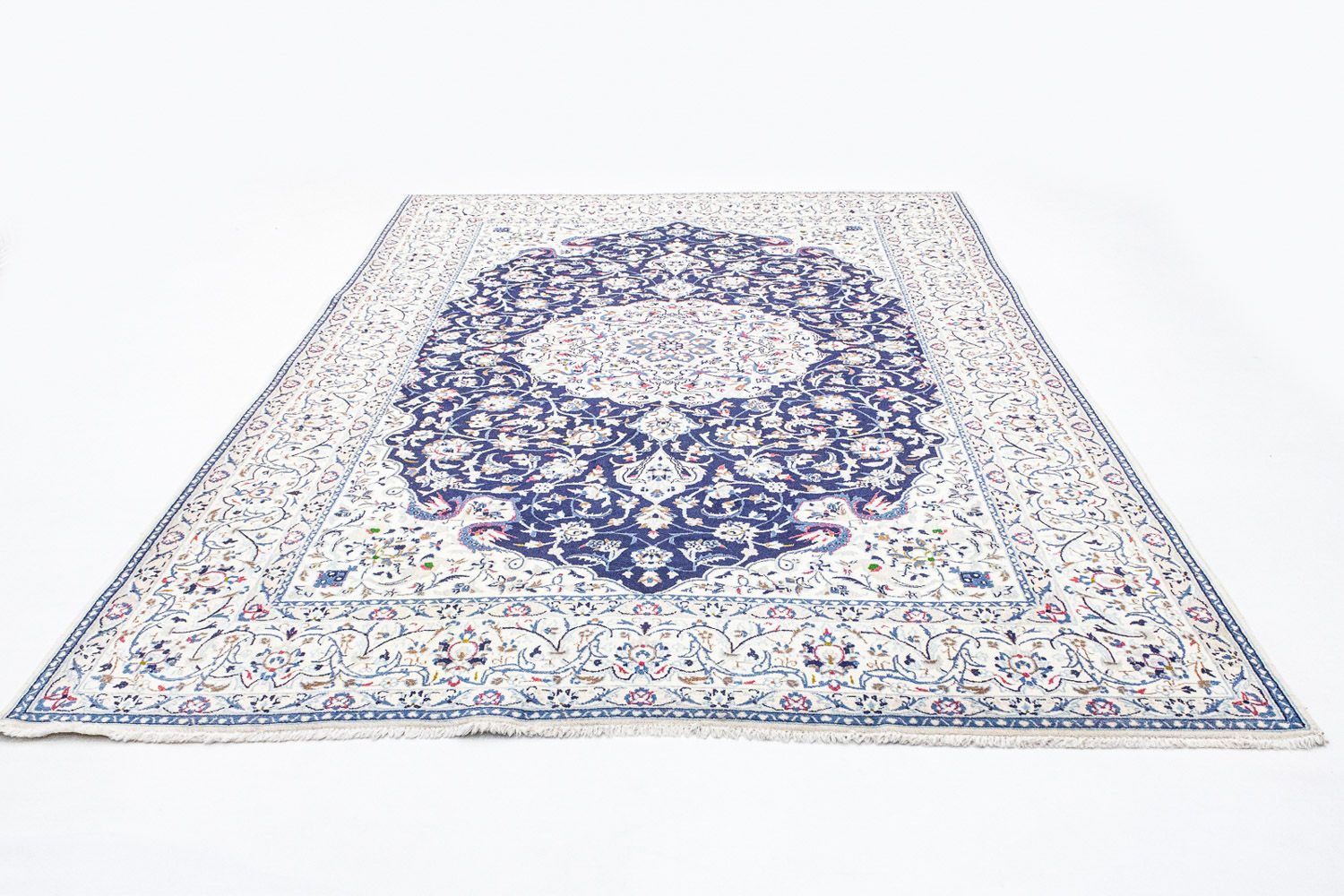 Perserteppich - Nain - Royal 302 x 207 cm Wohnzimmer Teppich