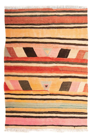 Kelim Teppich - Old 150 x 116 cm - mehrfarbig