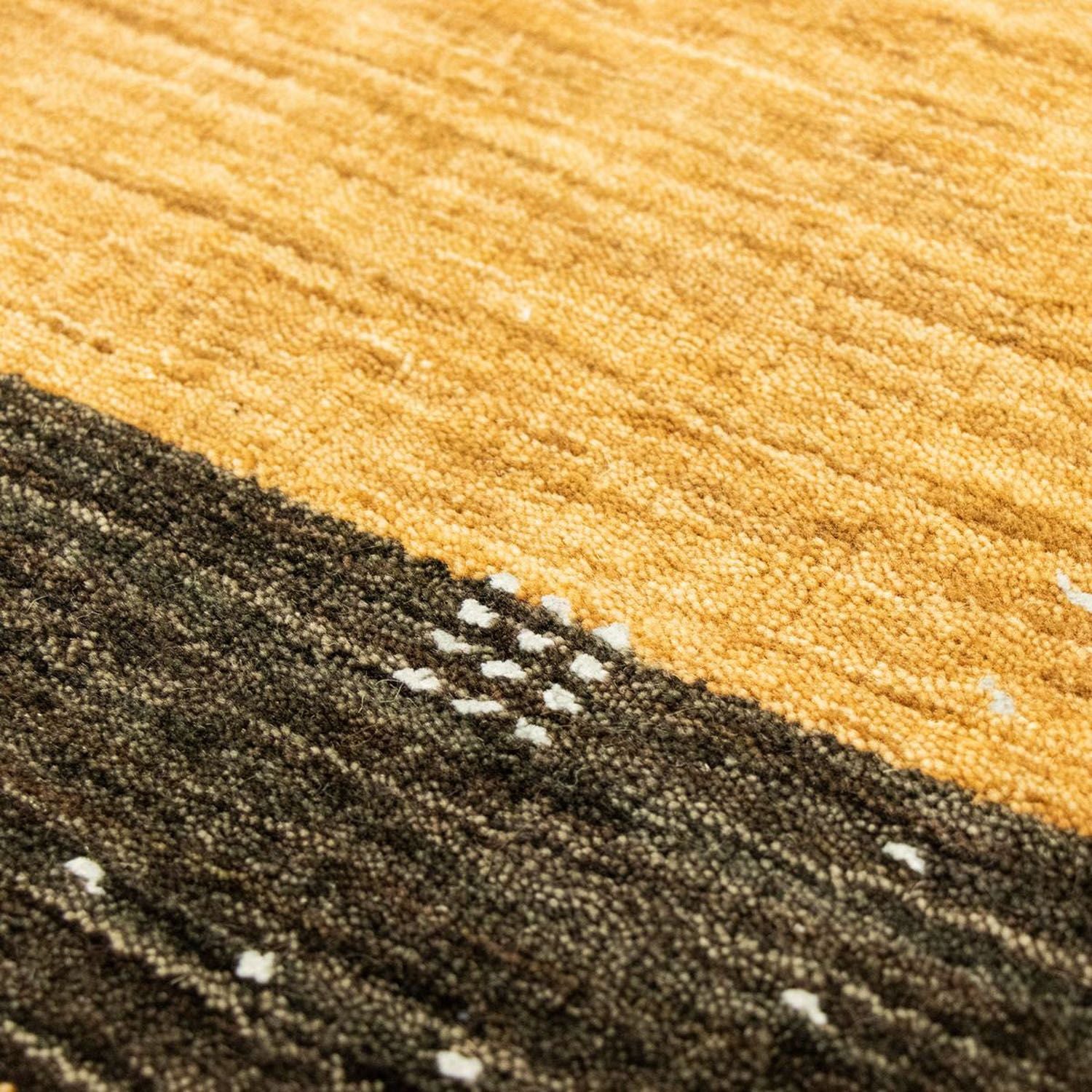Gabbeh Teppich - Softy 137 x 73 cm - dunkelbeige