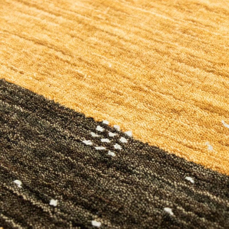 Gabbeh Teppich - Softy 137 x 73 cm - dunkelbeige