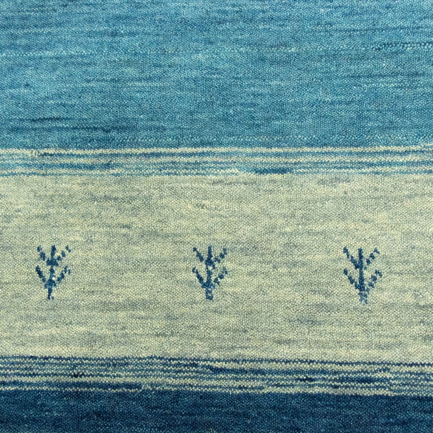 Gabbeh Teppich - Softy 203 x 144 cm - blau