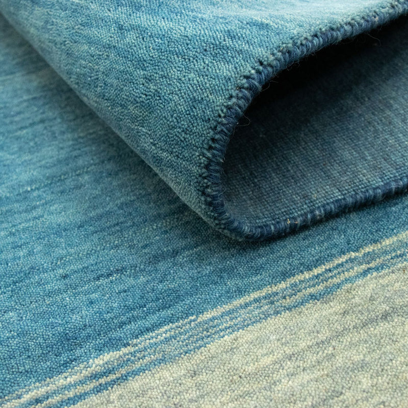 Gabbeh Teppich - Softy 203 x 144 cm - blau