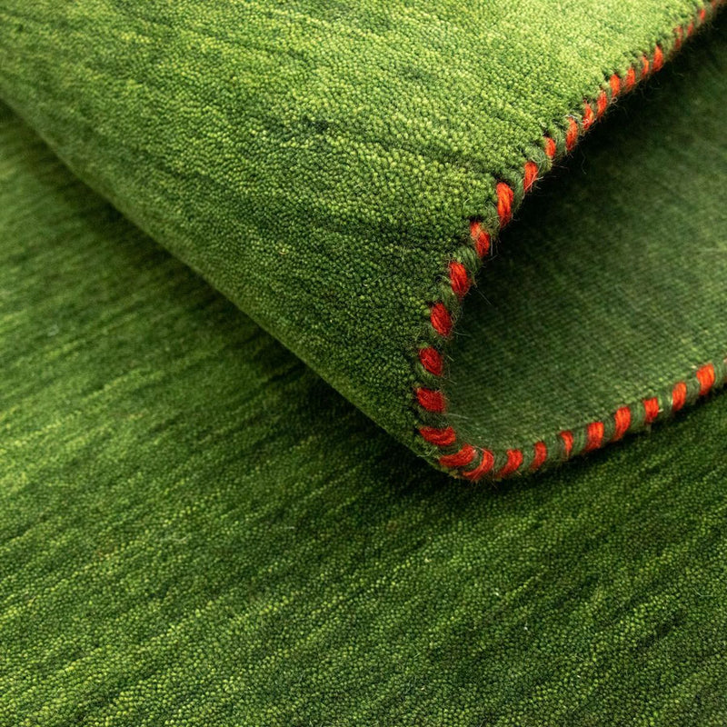 Gabbeh Teppich - Softy 196 x 145 cm - grün
