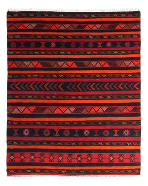 Kelim Teppich - Old 200 x 170 cm - mehrfarbig