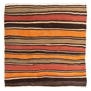 Kelim Teppich - Old 155 x 155 cm - mehrfarbig