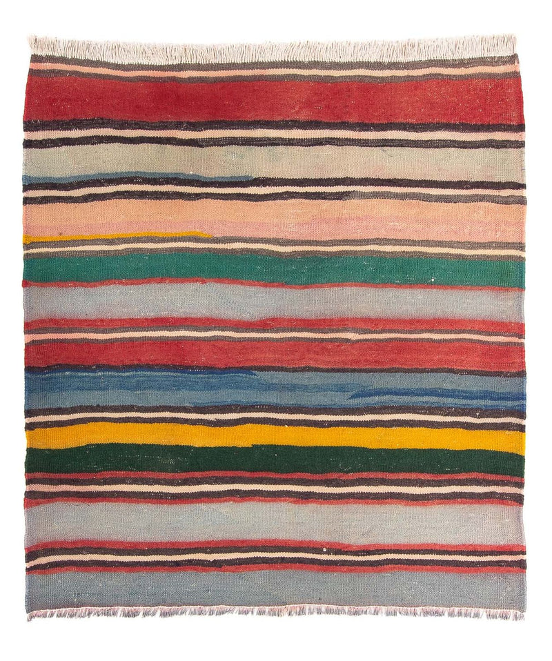 Kelim Teppich - Old 160 x 150 cm - mehrfarbig