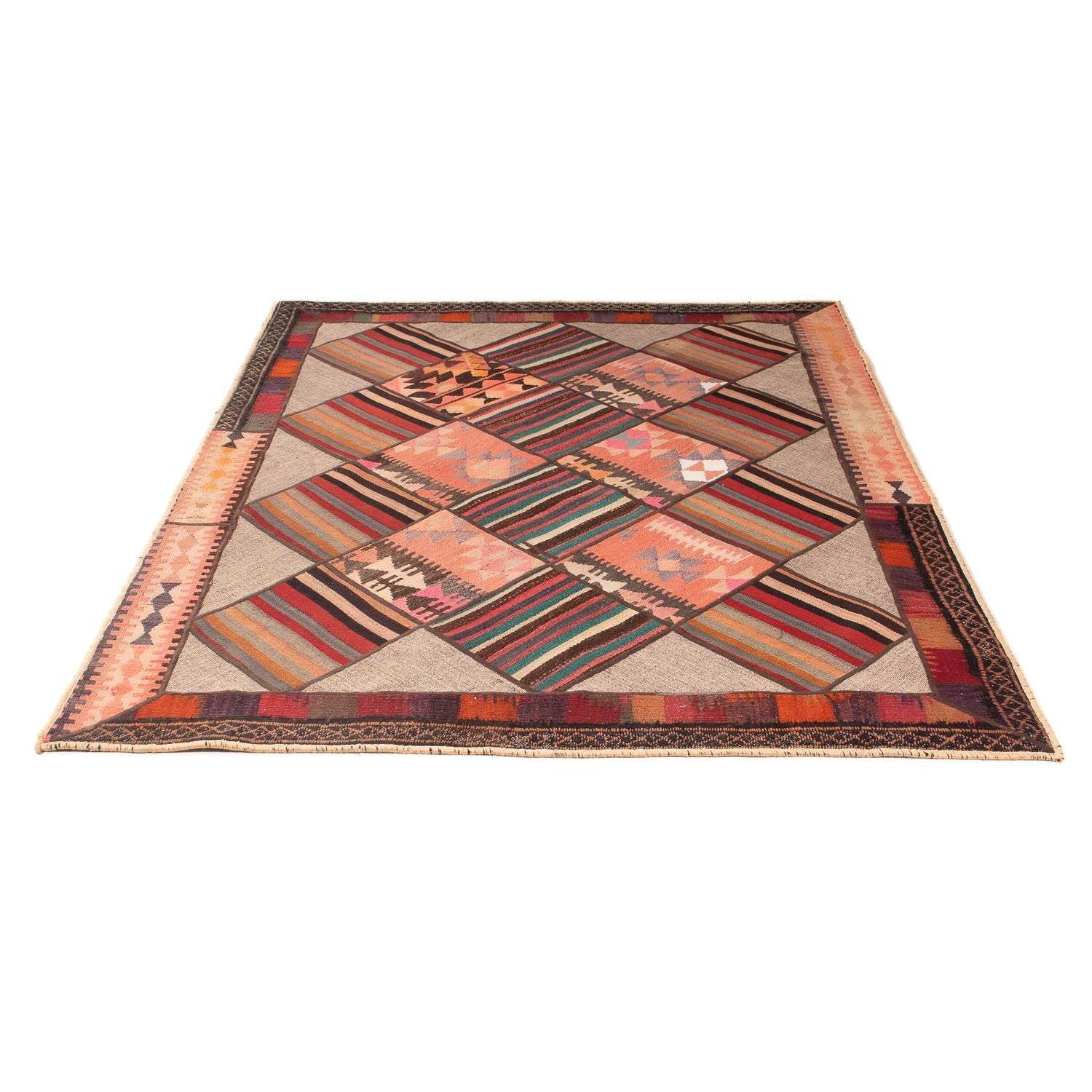 Patchwork Teppich 200 x 150 cm