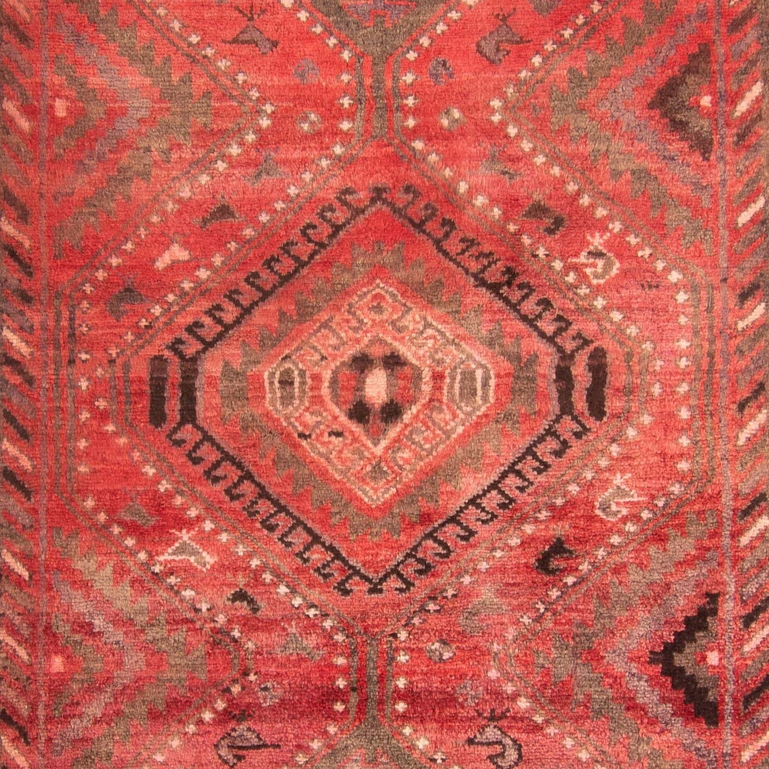 Orientteppich 242 x 174 cm - dunkelrot