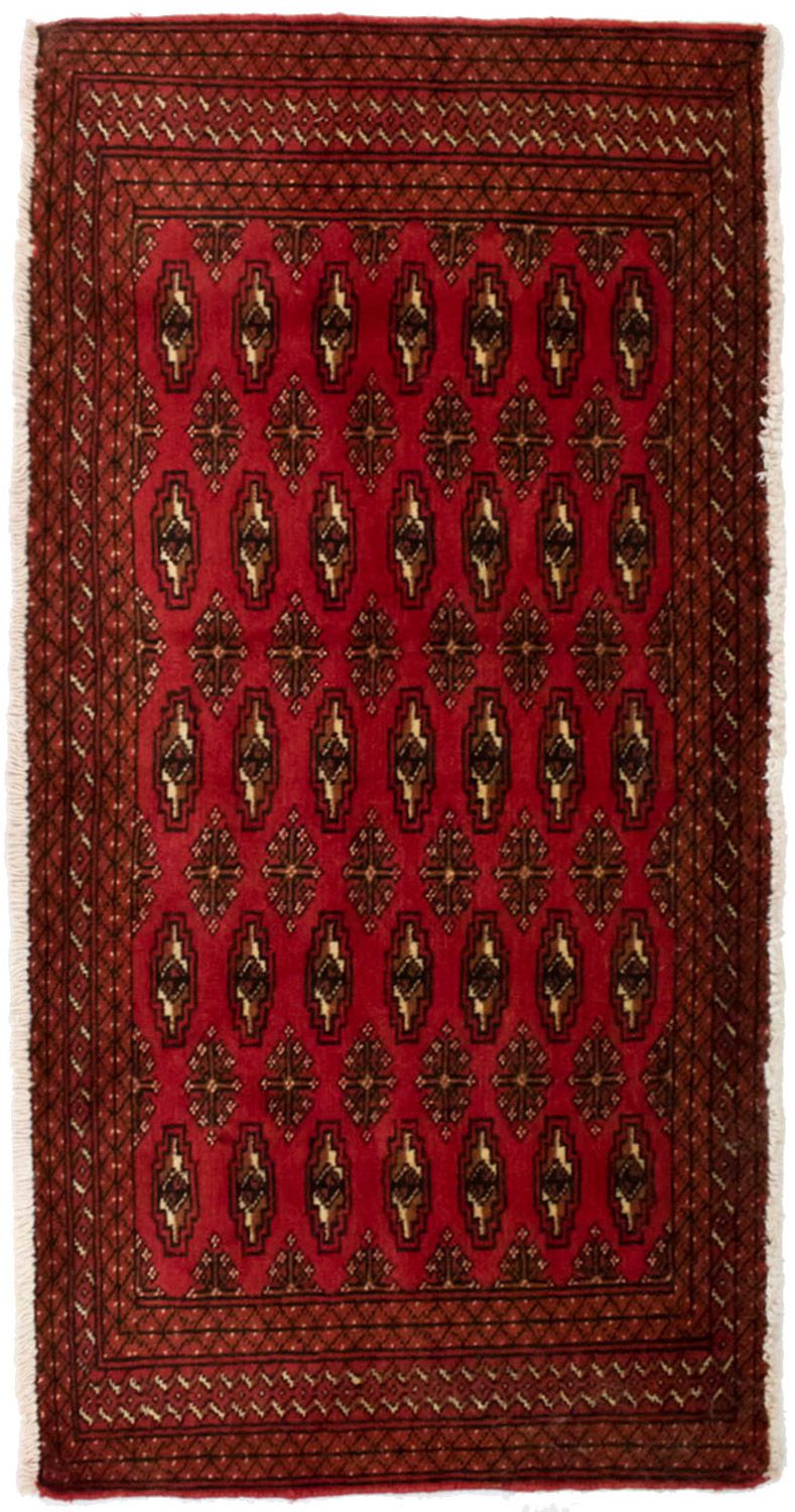 Turkaman Teppich 130 x 60 cm - rot