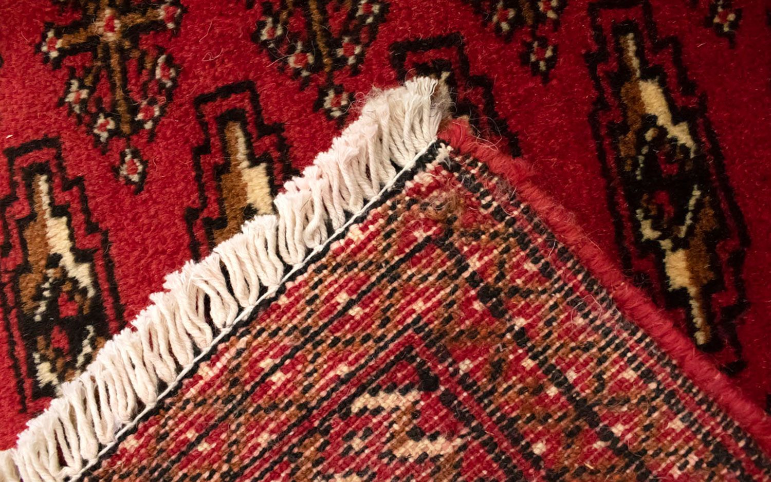 Turkaman Teppich 130 x 60 cm - rot
