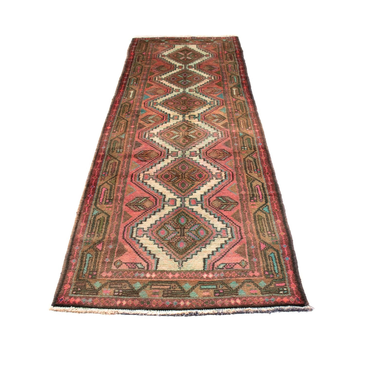 Perserteppich - Nomadic 293 x 83 cm - hellrot