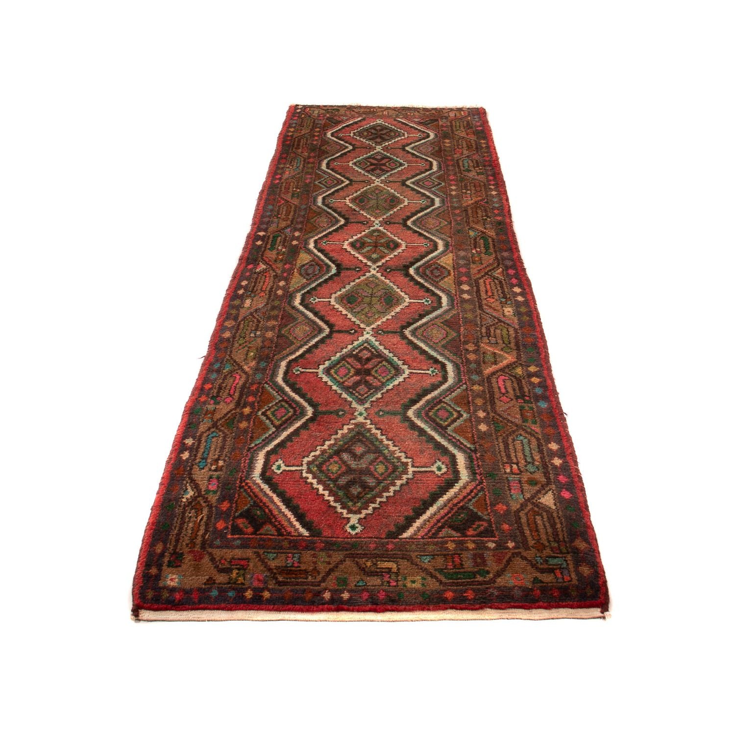 Perserteppich - Nomadic 290 x 86 cm - hellrot