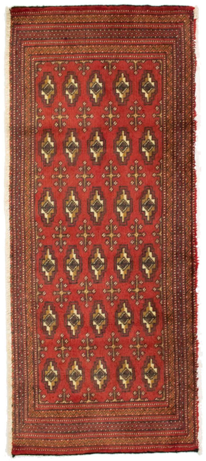 Turkaman Teppich 130 x 60 cm - rot